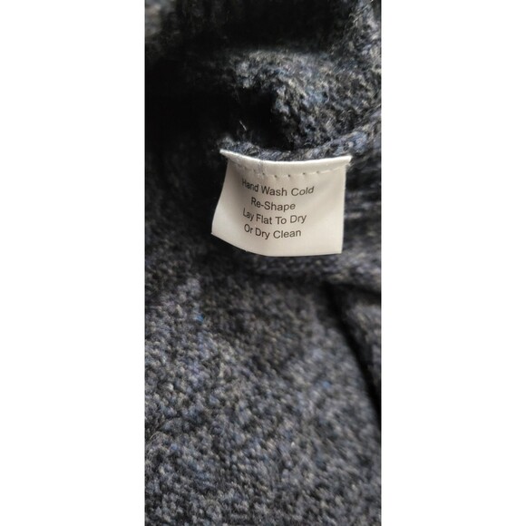 Jos a Bank Reserve Blue Shawl Sweater V Neck Wool Blend Size Medium In Men's - Picture 6 of 11